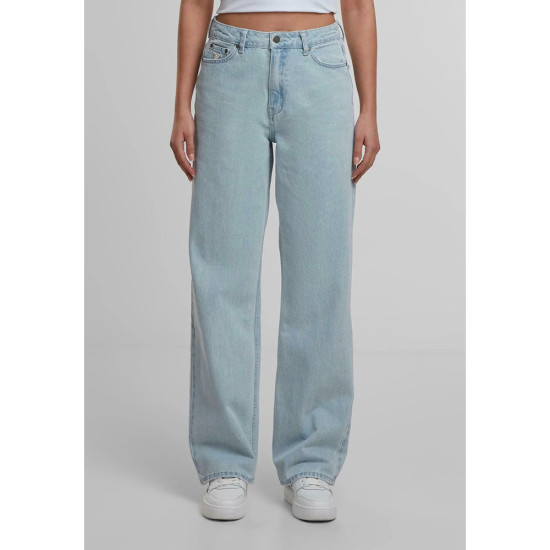 Karl Kani Γυναικείο παντελόνι Signature K Straight Leg Denim